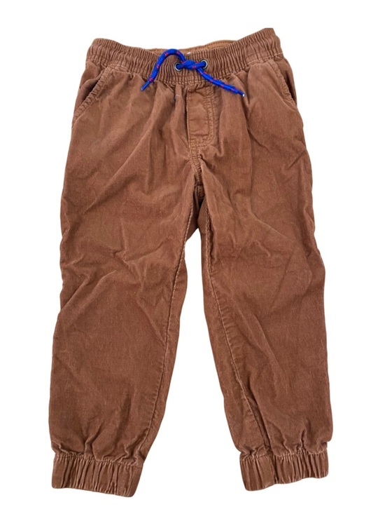 Carter's Other - Carter’s Brown Corduroy Jogger Pants with Blue Drawstring Size 3T